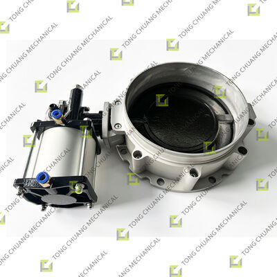 BV1FS250 Πνευματική βαλβίδα πεταλούδας για μηχανήματα σκυροδέματος,Πνευματική συναρμολόγηση βαλβίδας πεταλούδας,Πνευματική ενεργοποιημένη βαλβίδα πεταλούδας,Πνευματική βαλβίδα πεταλούδας με κύλινδρο